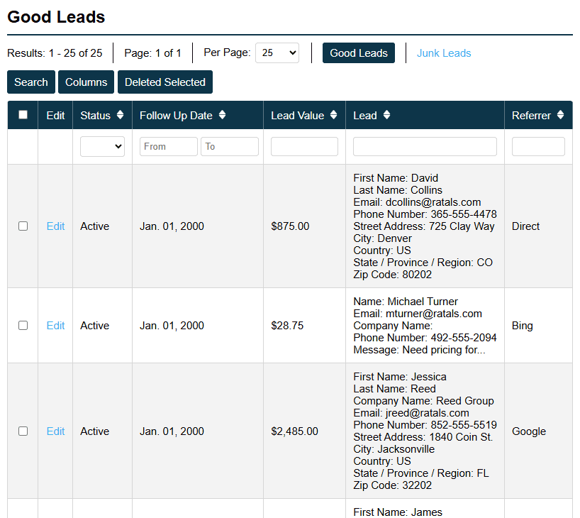 Form Good Leads