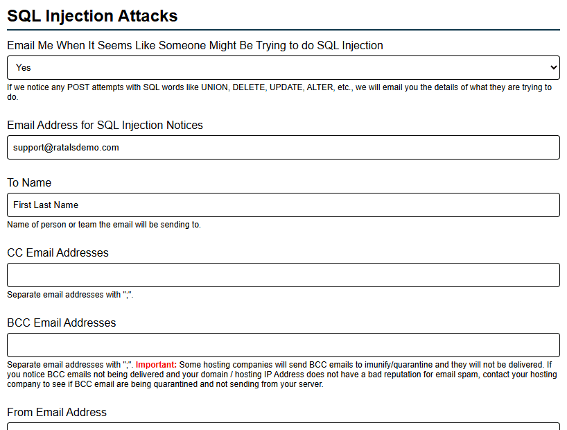 Sql Injection Attacks Screenshot