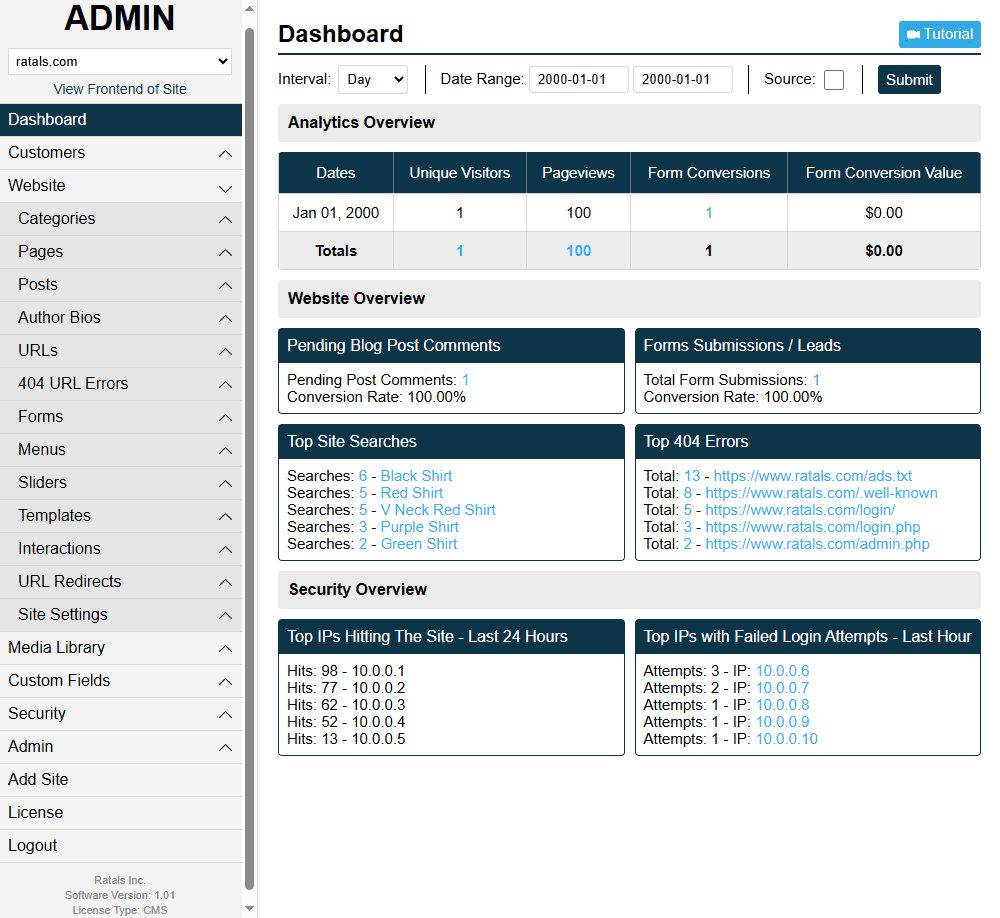 Admin Navigation With Native Cms Features