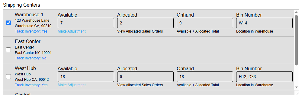 Ratals Inventory Quantity Tracking