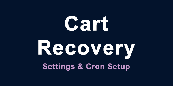 Shopping Cart Recovery Card